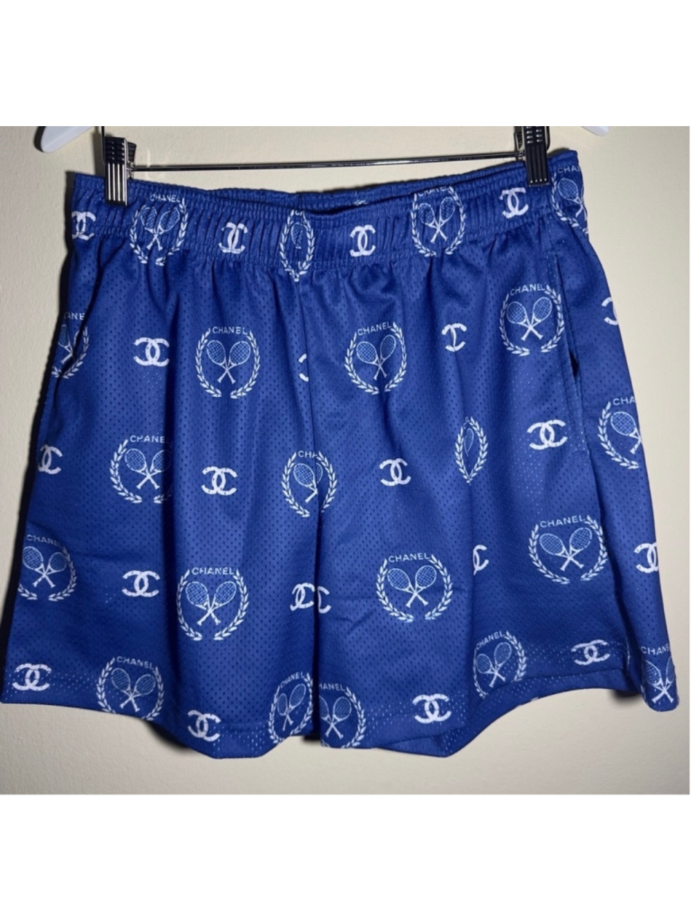 Bravest Studios Athletic Shorts Size M Blue White